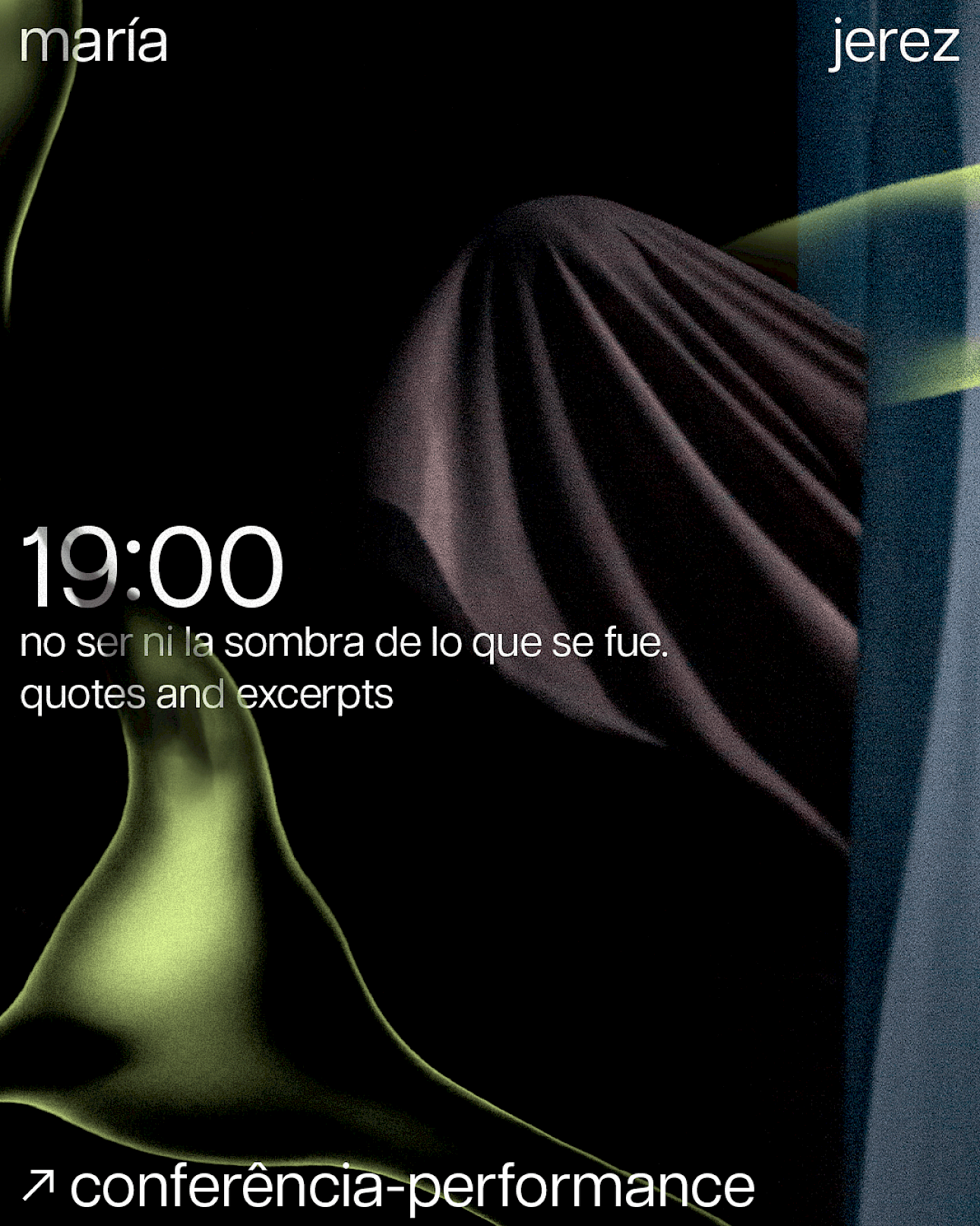 ALKANTARA - No ser ni la sombra de lo que se fue. Quotes and Excerpts - ©
