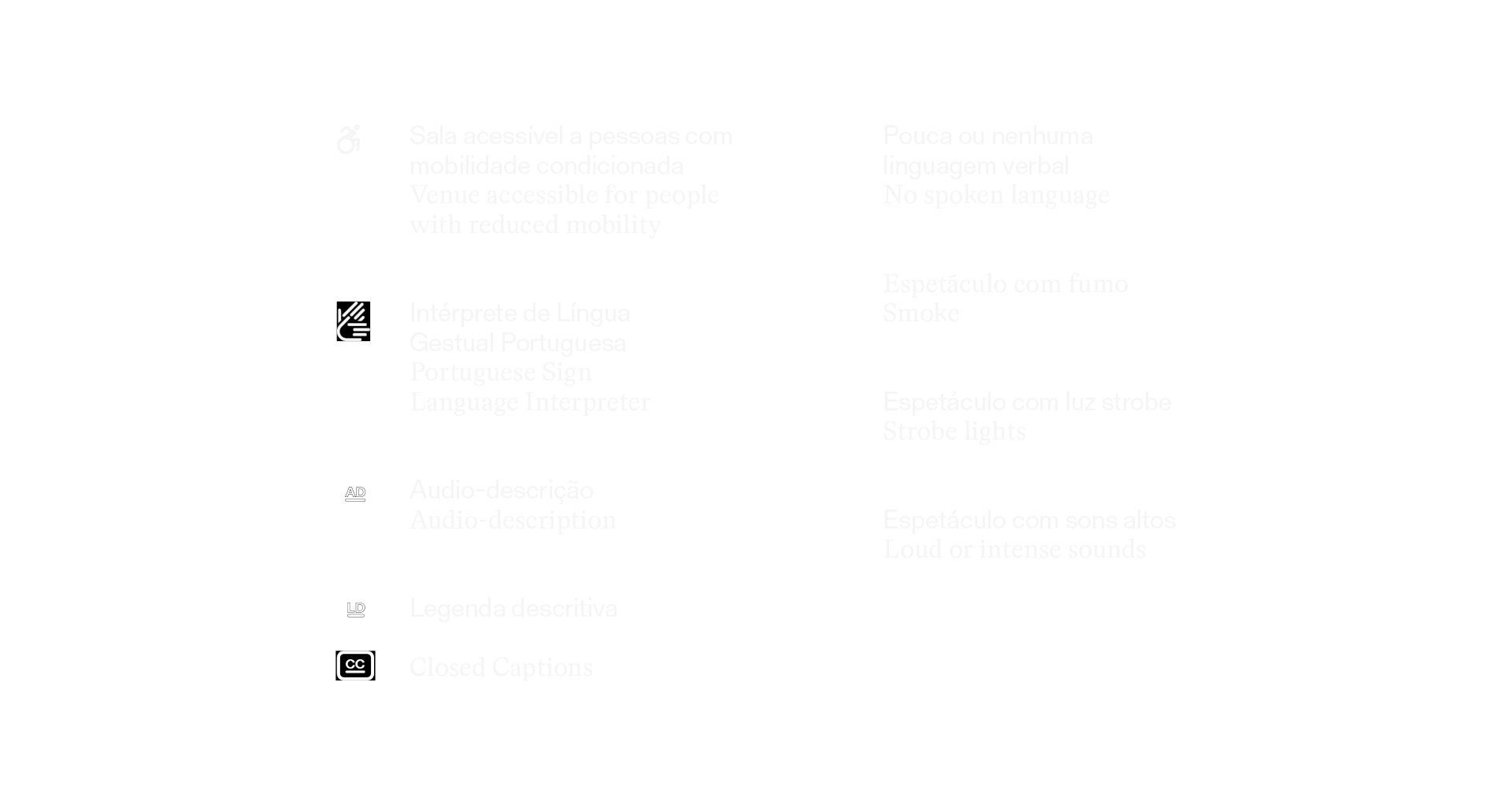 ALKANTARA - Accessibility icons - ©